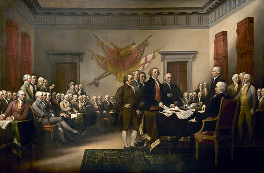 Declaration of Independence Painting by John Trumbull, 1819