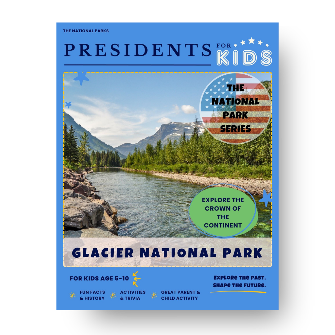 Glacier National Park Activity Book for Kids (Ages 5-10) | Presidents ...