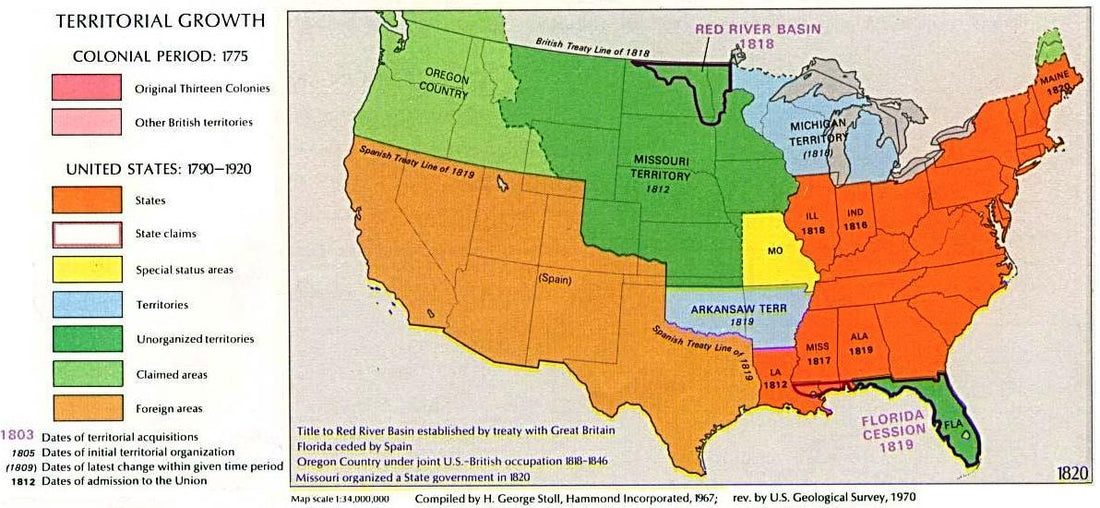 Complete List of U.S. States and Their Admission to the Union (1789–Present)