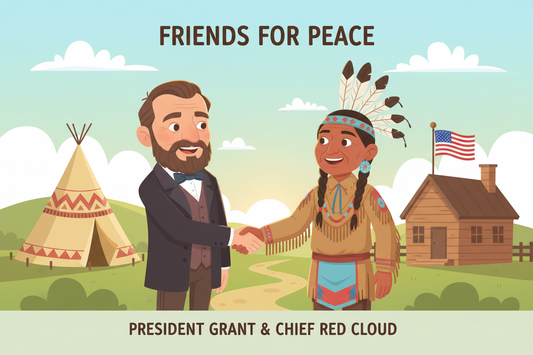 President Ulysses S. Grant Meets with Chief Red Cloud: A Historic White House Meeting on June 9