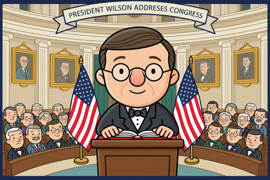 Woodrow Wilson's Famous War Speech to Congress: April 2, 1917 – A Turning Point in Presidential History