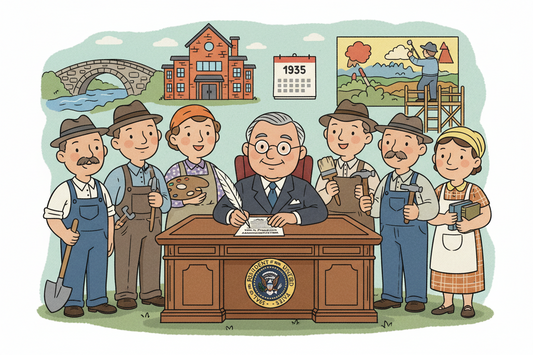 Franklin D. Roosevelt Creates the Works Progress Administration: Helping America During Tough Times on May 6