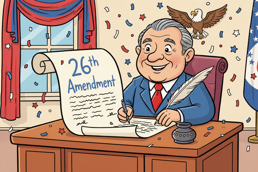 President Richard Nixon Signs the 26th Amendment: A Voice for Young People on July 5
