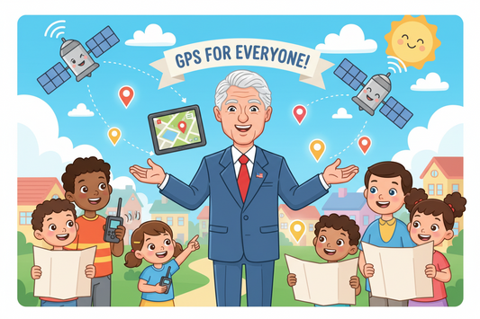 Bill Clinton Makes GPS Super Accurate for Everyone: A Cool Tech Moment on May 2