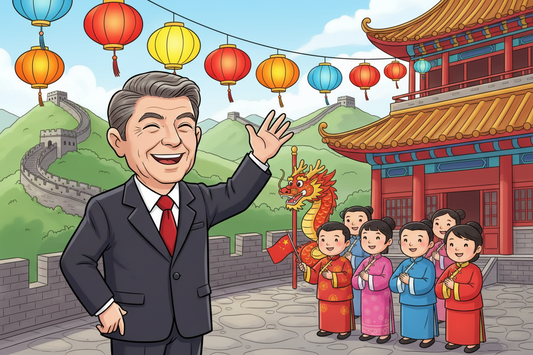 Ronald Reagan's Historic Visit to China: A Big Friendship Step on April 26
