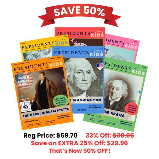 Lafayette and Founding Fathers 6-Activity Book Collector Set
