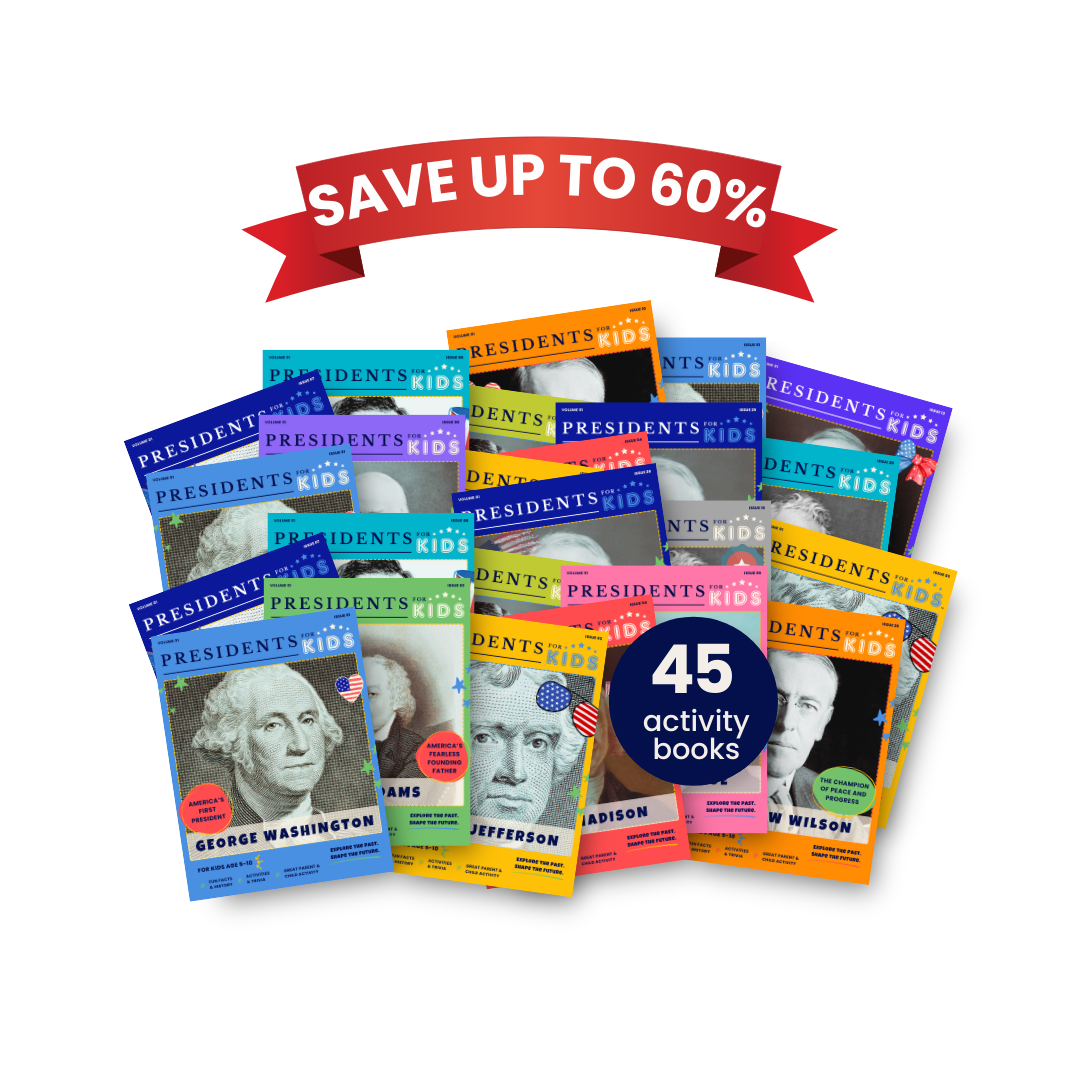 Presidential History Activity Books – Presidents For Kids
