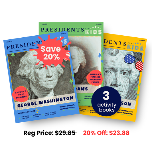 The First 3 Presidents Collectors Set