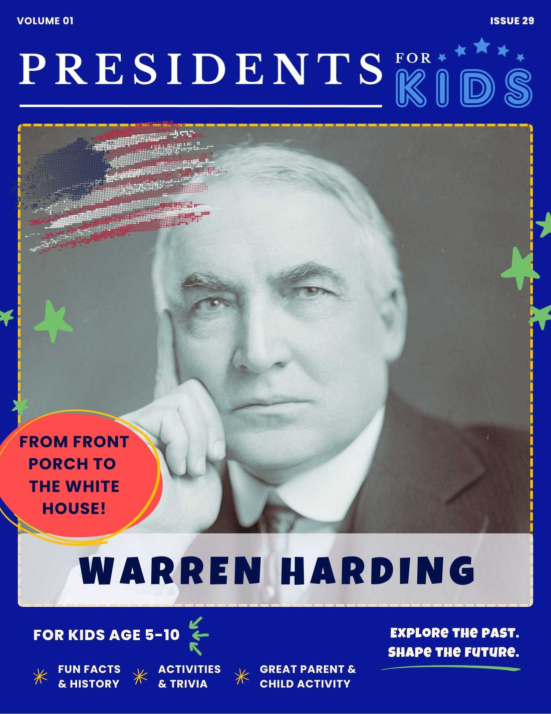 Warren Harding Activity Book for Kids (Ages 5-10) | Presidents For Kids ...