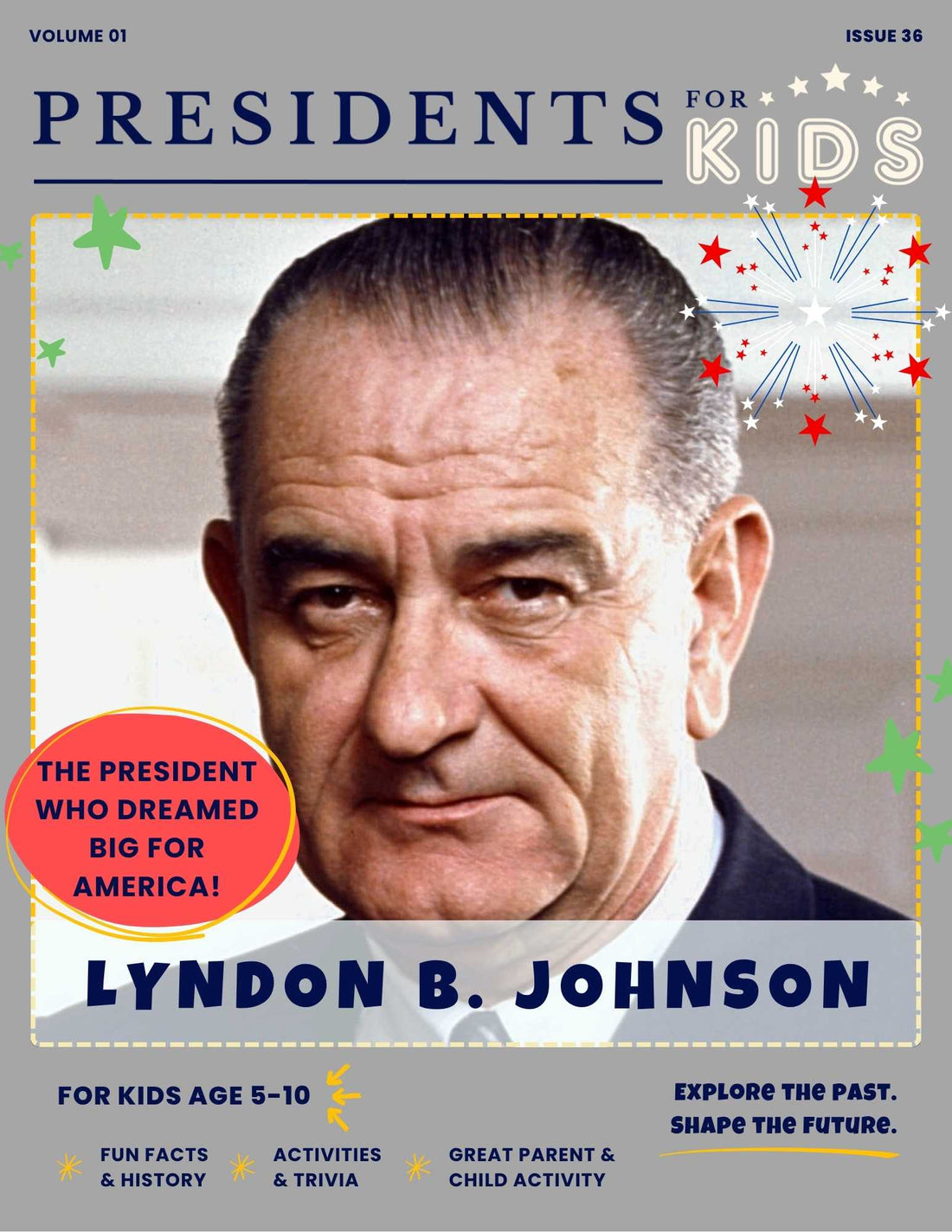 President Lyndon B. Johnson Book For Kids – Presidents For Kids