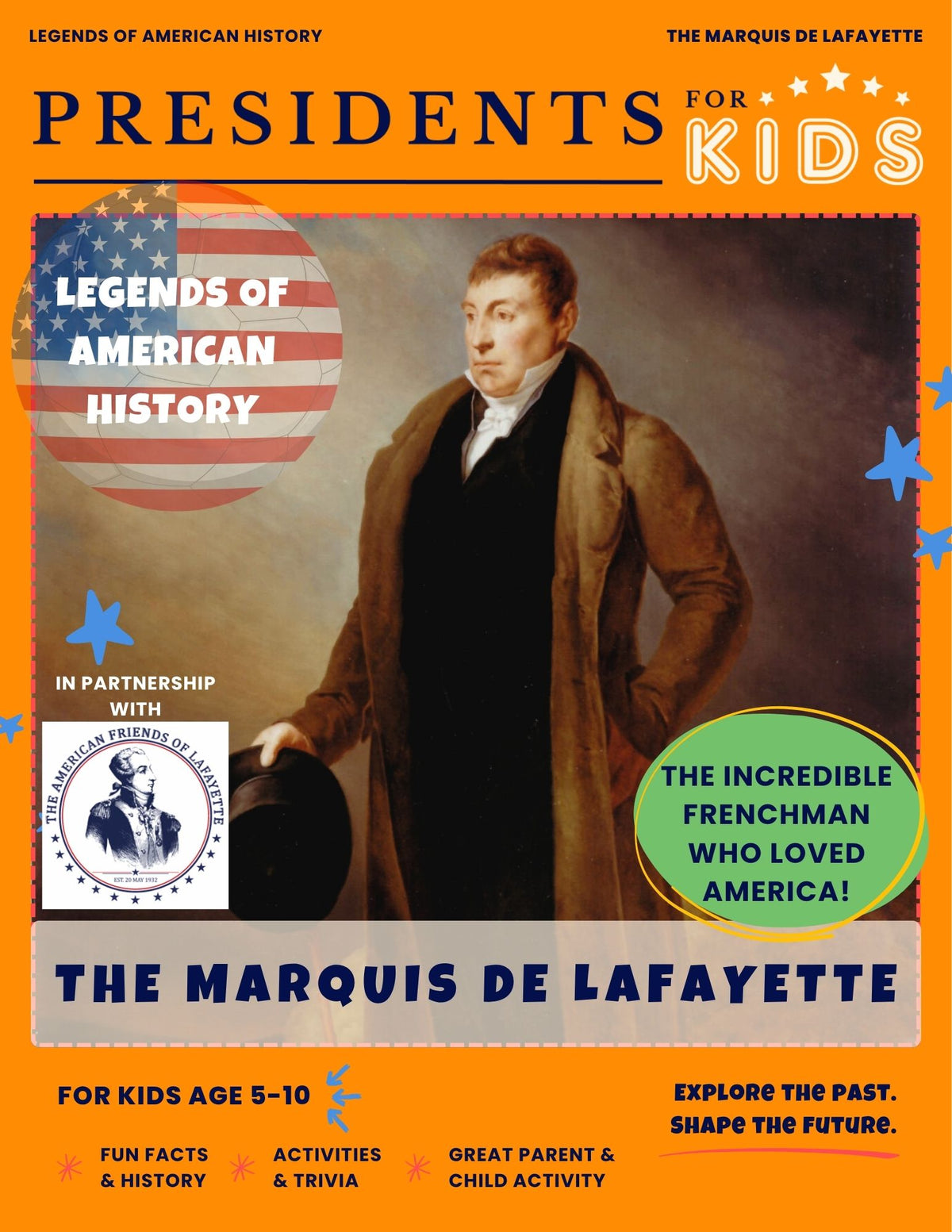 The Marquis de Lafayette Activity Book for Kids (Ages 5-10 ...