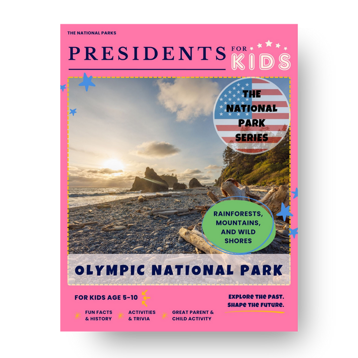 Olympic National Park Activity Book for Kids (Ages 5-10) | Presidents ...