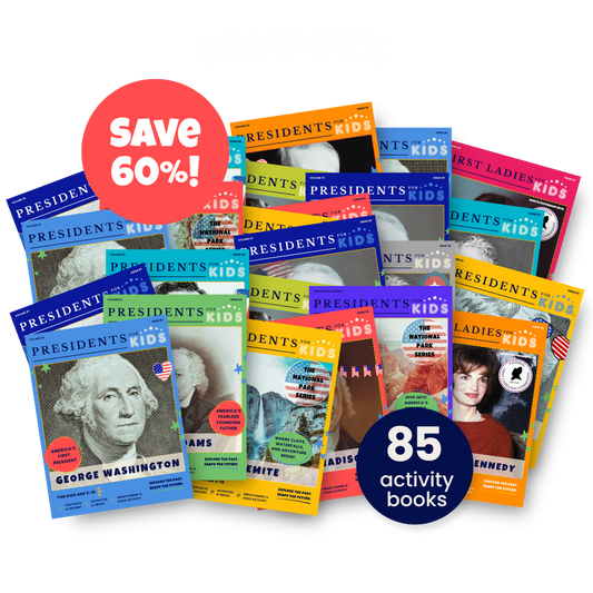 Presidents For Kids Complete Collector Set – 85 Activity Books!