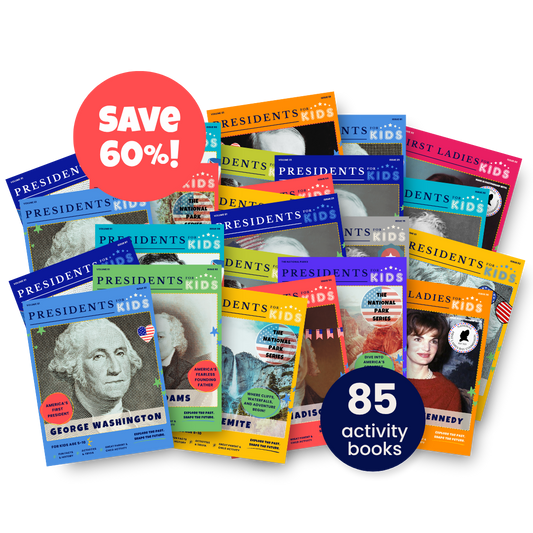 Presidents For Kids Complete Collector Set – 85 Activity Books!
