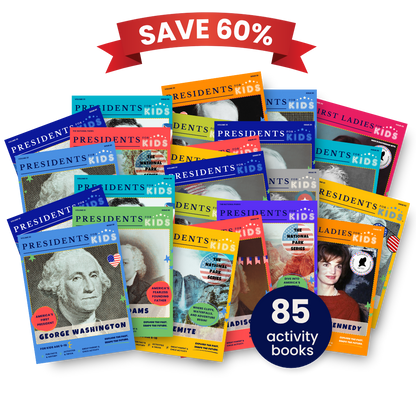 Presidents For Kids Complete Collector Set – 85 Activity Books!