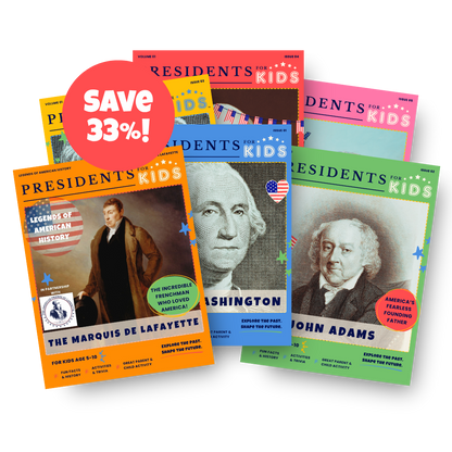 Lafayette and Founding Fathers 6-Activity Book Collector Set