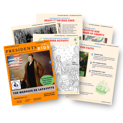The Marquis de Lafayette Activity Book