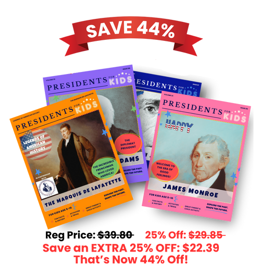 Lafayette's Return Tour 4-Activity Book Collector Set