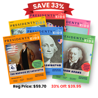 Lafayette and Founding Fathers 6-Activity Book Collector Set