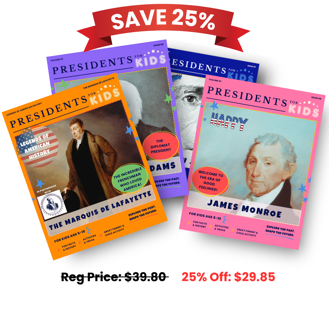 Lafayette's Return Tour 4-Activity Book Collector Set
