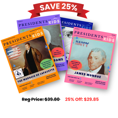 Lafayette's Return Tour 4-Activity Book Collector Set