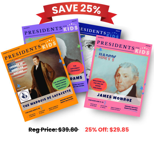 Lafayette's Return Tour 4-Activity Book Collector Set