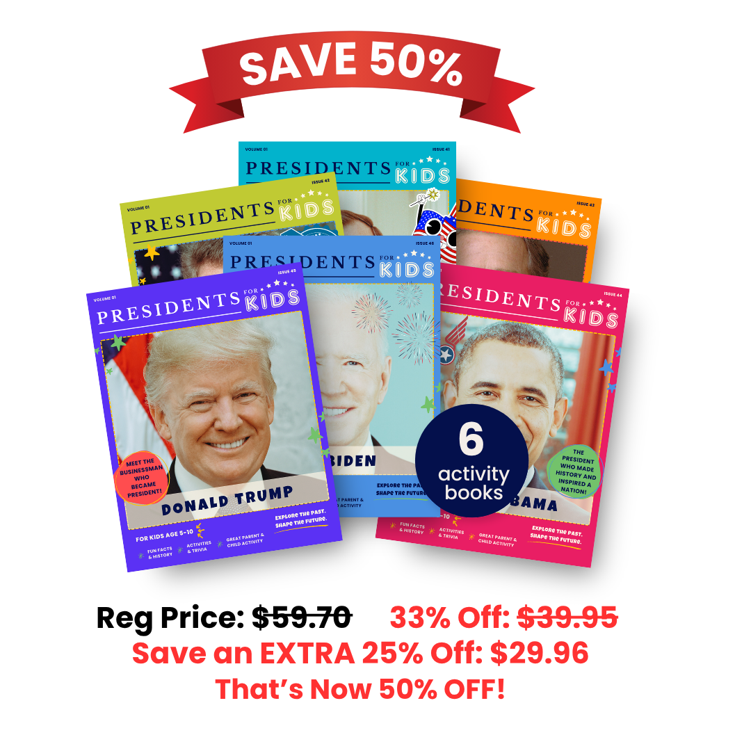 Modern Oval Office Activity Book Collectors Set for Kids (Ages 5-10 ...