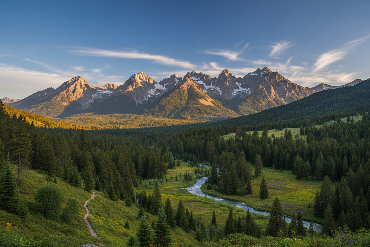 Mountain landscape photograph